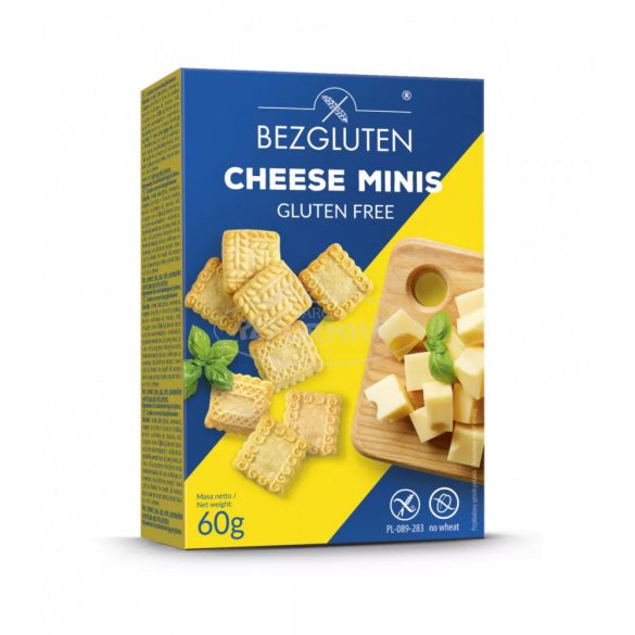 Bezgluten gluténmentes sajtos mini falatkák 60g