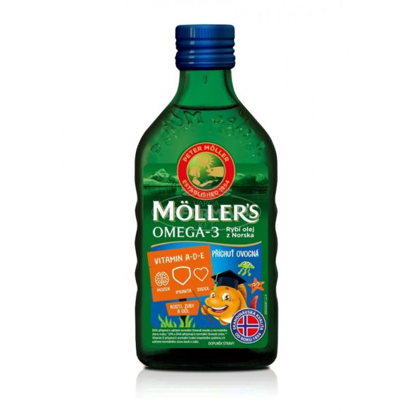 Möller's Omega 3 tutti-frutti ízű halolaj 510001033 250ml