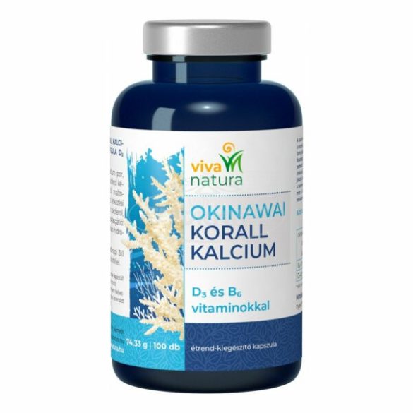 Viva Natura okinawai korall kalcium tabletta 100x