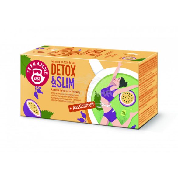 Teekanne Detox Slim tea passiógyümölccsel  20x1,6g 32g