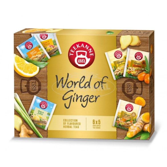 Teekanne Gyömbér tea kollekció World of Ginger 30x