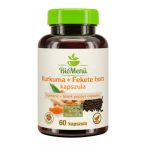Biomenü bio kurkuma+fekete bors kapszula 60x