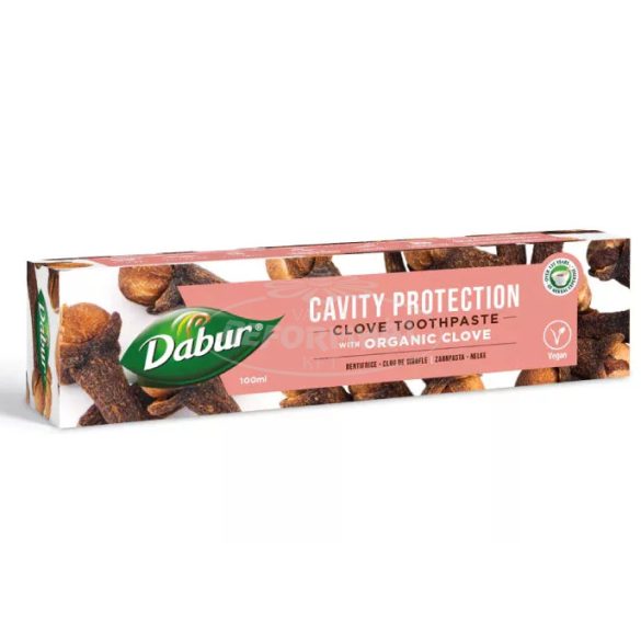Dabur Herbal fogkrém szegfűszeggel organikus összetevők 100ml