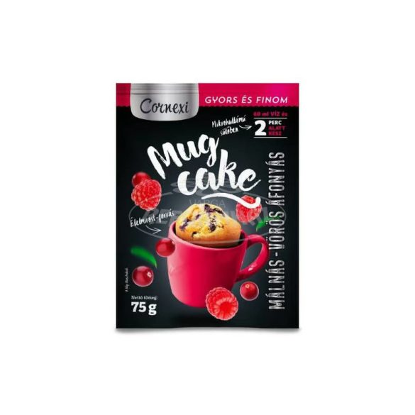 Cornexi mug cake málna-v.áfonya alappor bögrés 75g
