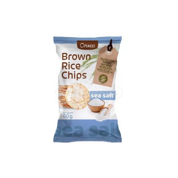 Cornexi barnarizs chips tengeri sóval 60g