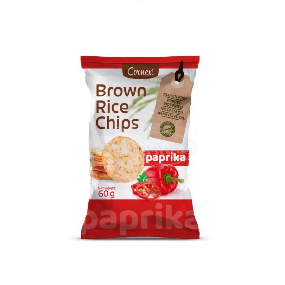 Cornexi barnarizs chips paprikával 60g