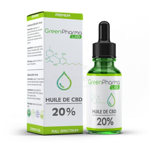 GreenPharma CBD olaj 20% 10ml