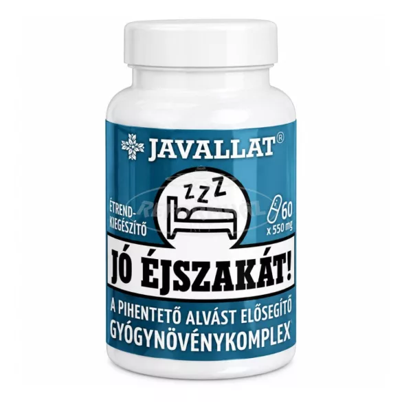 Javallat komplex Jó éjszakát kapszula 60x
