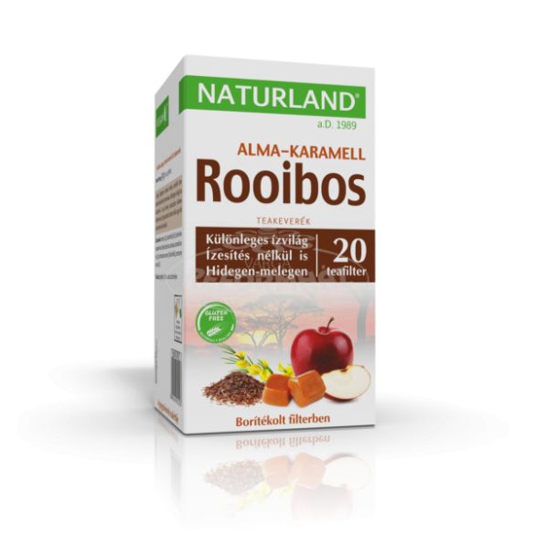 Naturland Rooibos alma-karamell teakeverék 30g