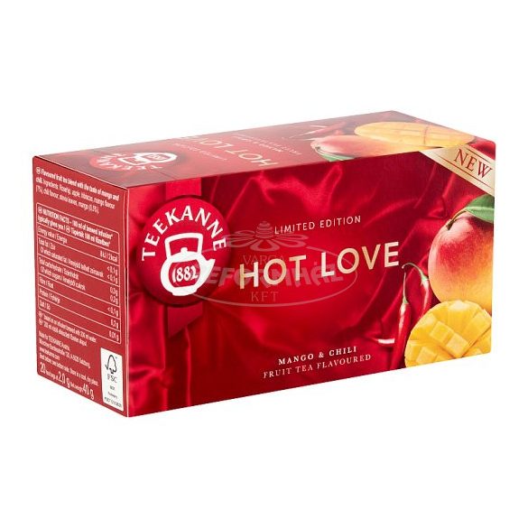 Teekanne Hot Love mangó chili 12x