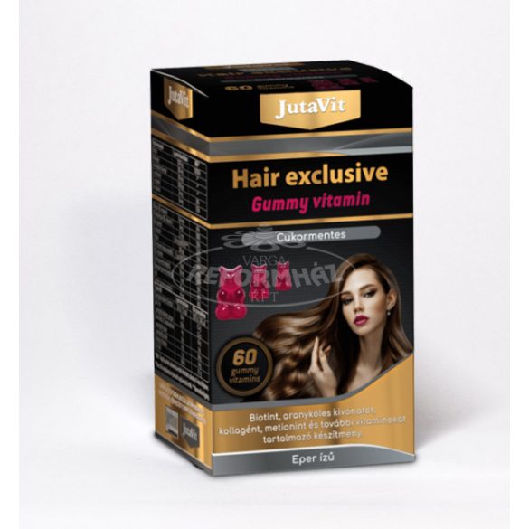 Jutavit Hair Exclusive cukormentes gummy vitamin 60x