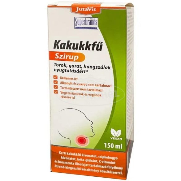 Jutavit cukormentes kakukkfű szirup 150ml