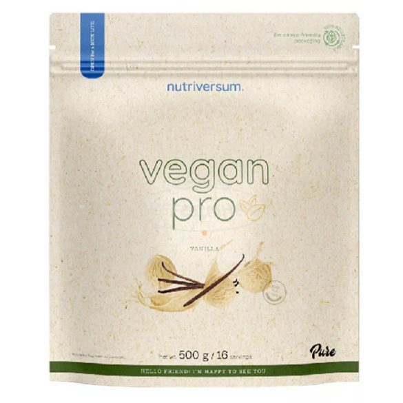 Nutriversum Vegan Pro fehérjepor vanilia 500g