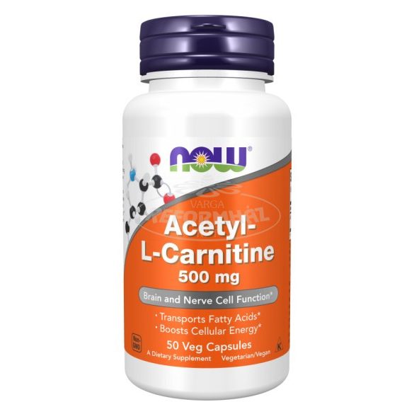 Now Acetyl-carnitine 500mg 50x