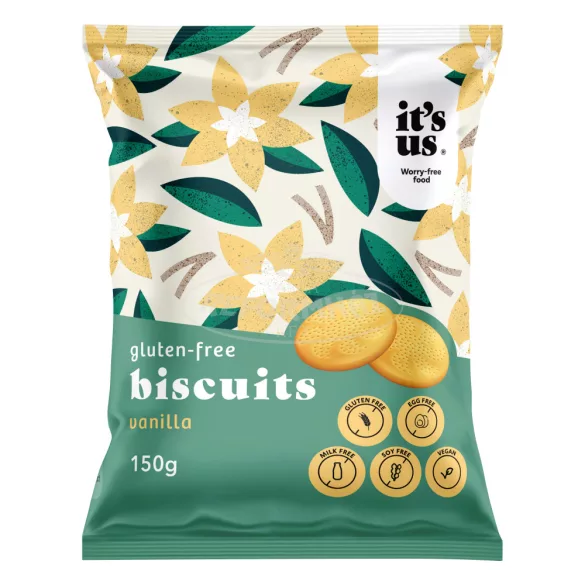 Its us gluténmentes vaníliás omlós keksz 150g