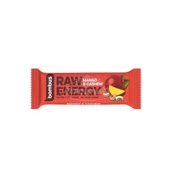 Bombus Raw energy mangó és kesudió szelet 50g