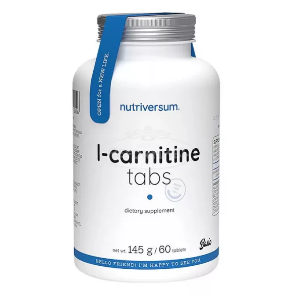 Nutriversum Basic L-Carnitine tabletta kék 60x