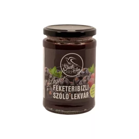 Szafi feketeribizli szőlő lekvár 350g