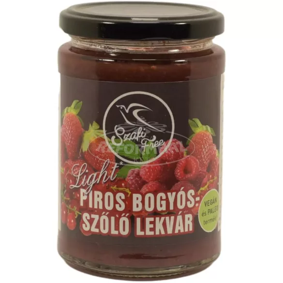 Szafi piros bogyós-szőlőlekvár light 350g