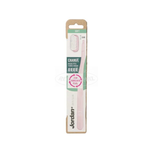Jordan Green Clean Soft fogkefe 4db cserélhető fejjel 1201047 1db