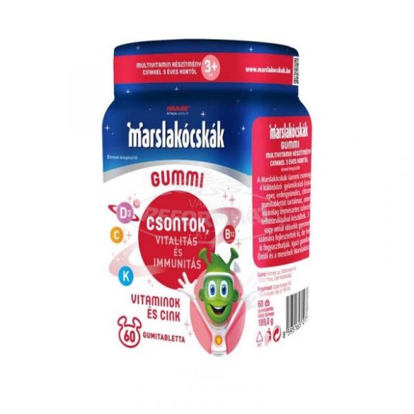 Marslakócskák gummi vitaminok és cink 60x
