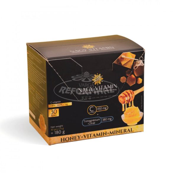 Nagy Vitamin C-vitamin és Magnézium akácméz stick 30x