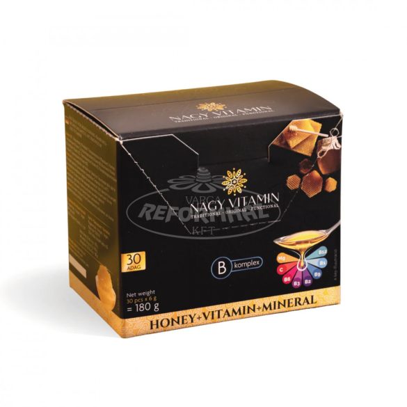 Nagy Vitamin B-komplex vitamin akácméz stick 30x