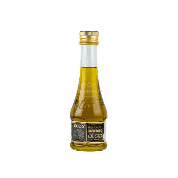Solio hidegen sajtolt feketebors olaj 100ml