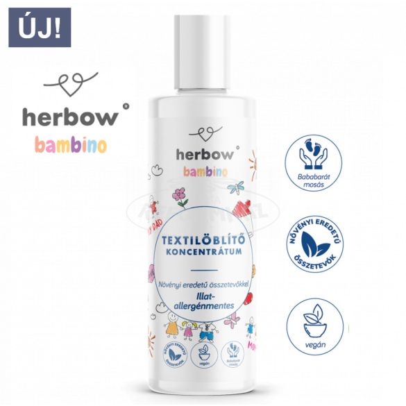 Herbow Bambino 2in1 mosóparfüm-öblítő illatmentes 200ml