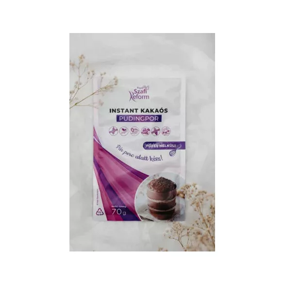Szafi Reform instant kakaós pudingpor 70g