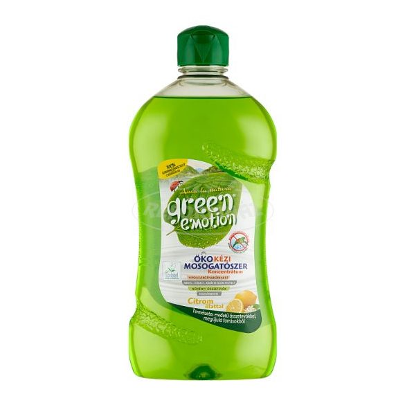 Green Emotion öko kézi mosogatószer koncentrátum citrom 500ml