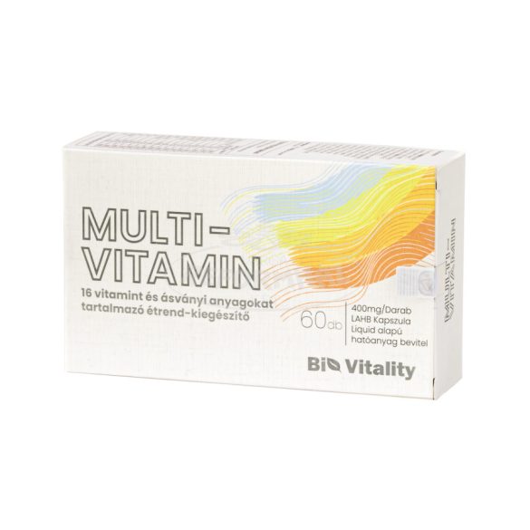 Bio Vitality multivitamin kapszula 60x