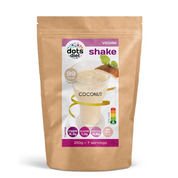 DotsDiet kókusz shake 210g