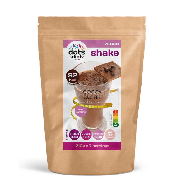 DotsDiet kakaós-kávés shake 210g