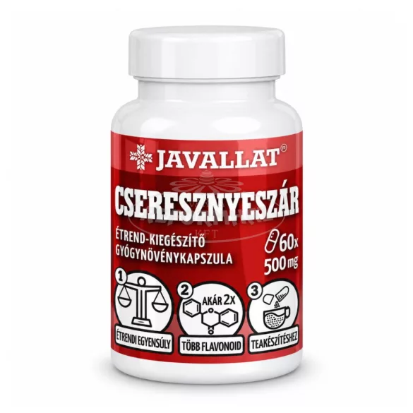 Javallat cseresznyeszár kapszula 60x