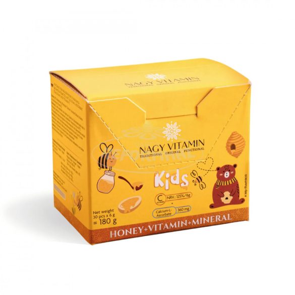 Nagy Vitamin Kids C-vitamin és Kalcium akácméz stick 30x