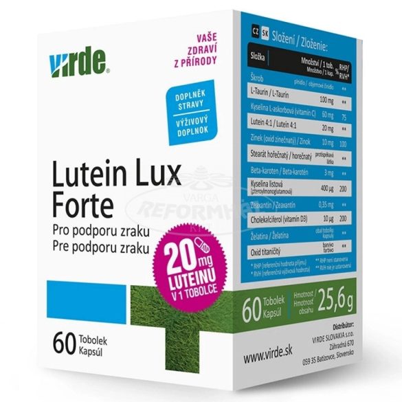 Virde Lutein Lux Forte 60x