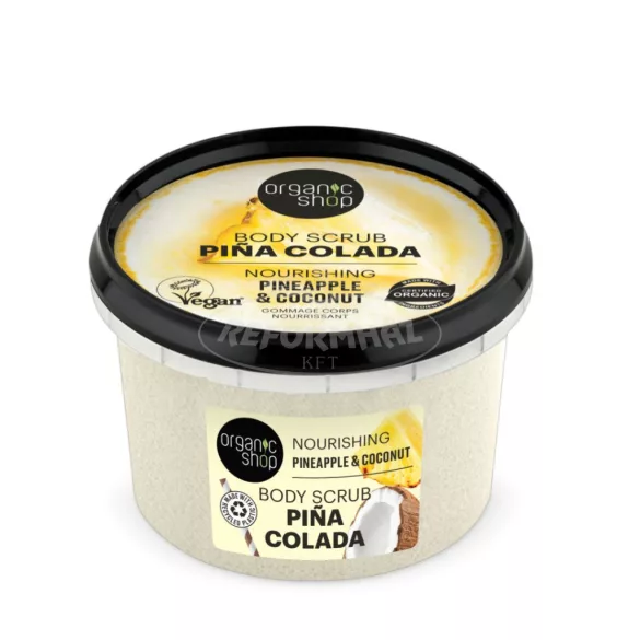 Organic Shop pina colada tápláló testradír 250ml