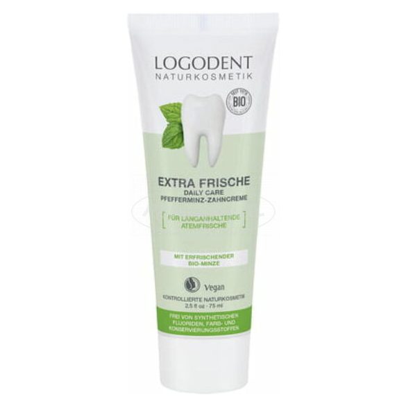 Logodent Extra Fresh Daily care fogkrém bio borsmentával 75ml