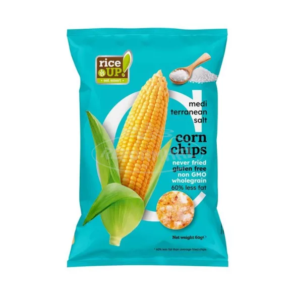 Rice up gluténmentes kukorica chips tengeri sóval 60g