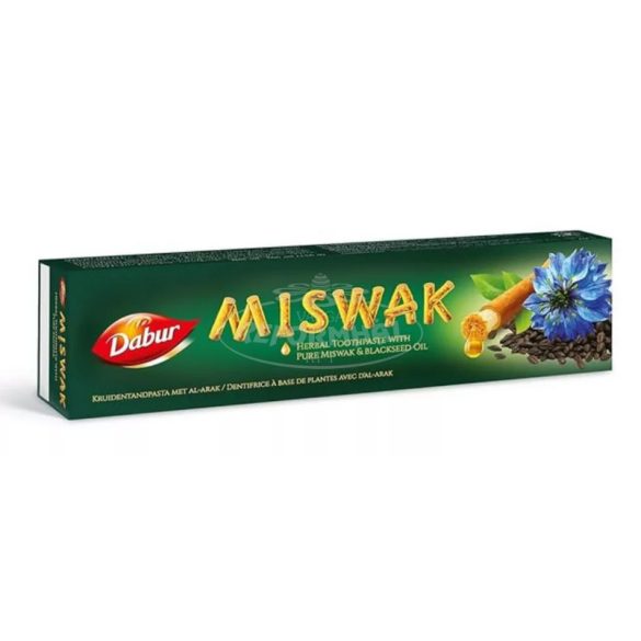 Dabur fogkrém Miswak feketeköménnyel, fluoridmentes 72g