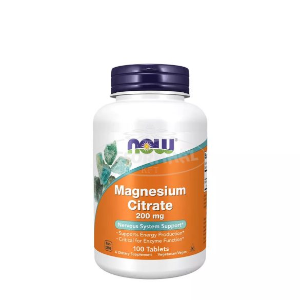 Now Magnézium Citrate 200mg 100x