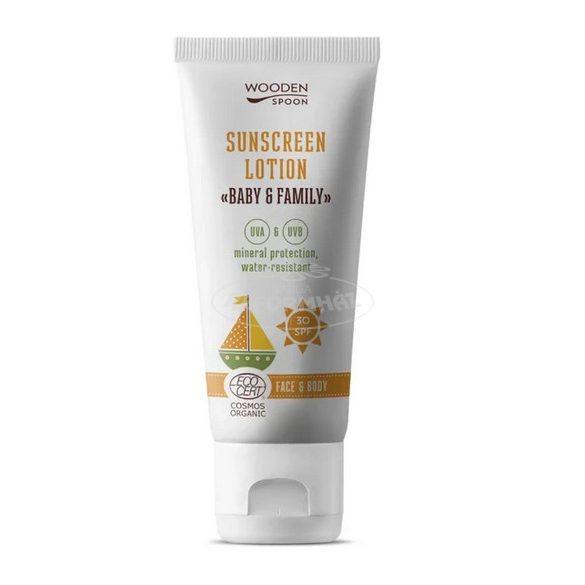 Wooden Spoon bio naptej és testápoló spf30 100ml