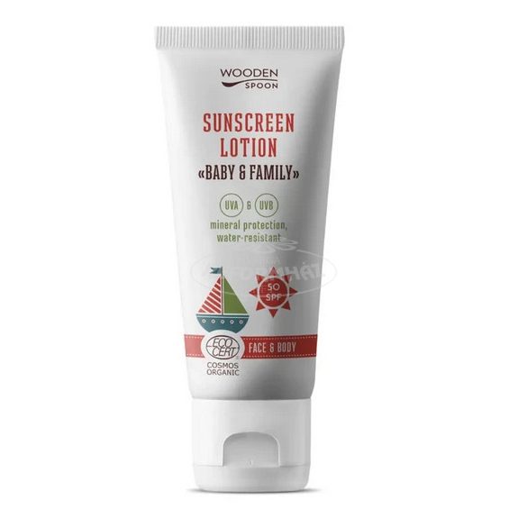 Wooden Spoon bio naptej és testápoló spf50 100ml