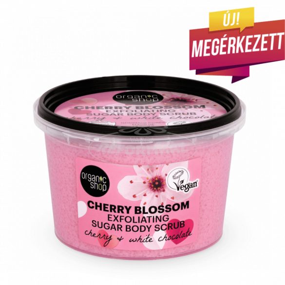 Organic Shop hámlasztó testradír cseresznye+fehér csoki 250ml