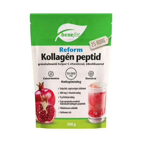 Benefitt reform kollagén peptid gránátalma izű italpor 300g