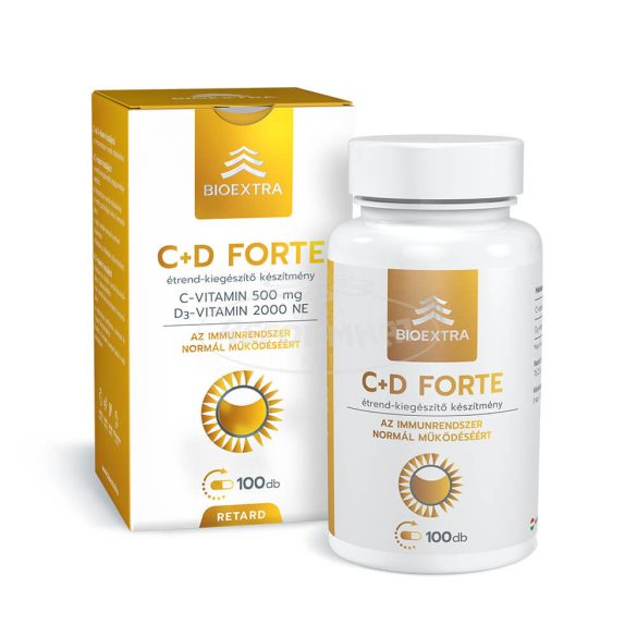 Bioextra C+D forte retard kapszula 100x