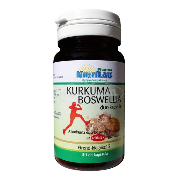 Nutrilab Kurkuma Boswellia duo kapszula 30x