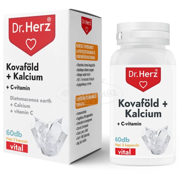 Dr Herz kovaföld+kalcium+c-vitamin kapszula 60x