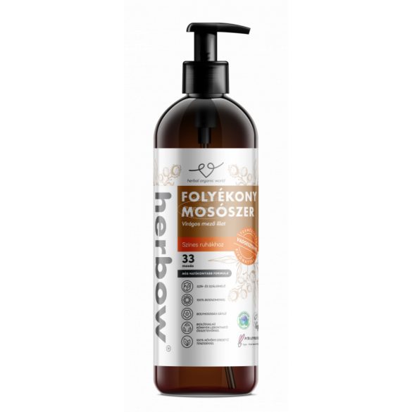 Herbow folyékony mosószer vadgesztenye színes ruhákhoz 1000ml